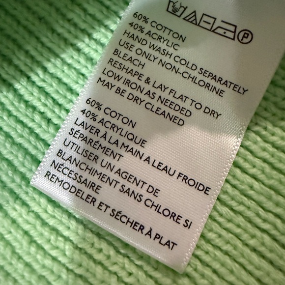 Urban Outfitters BDG Green Ribbed Half-Zip Mock Neck Sweater Women’s L - Picture 5 of 5